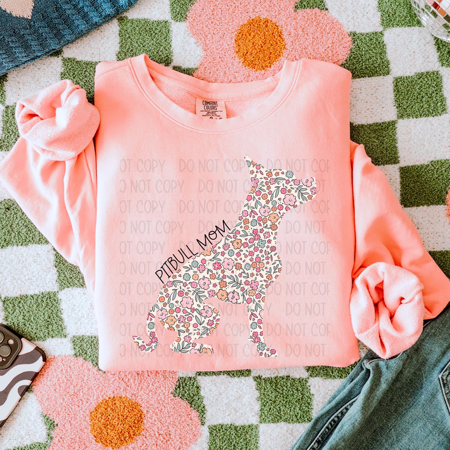 Dog Mom Floral- DTF Transfer