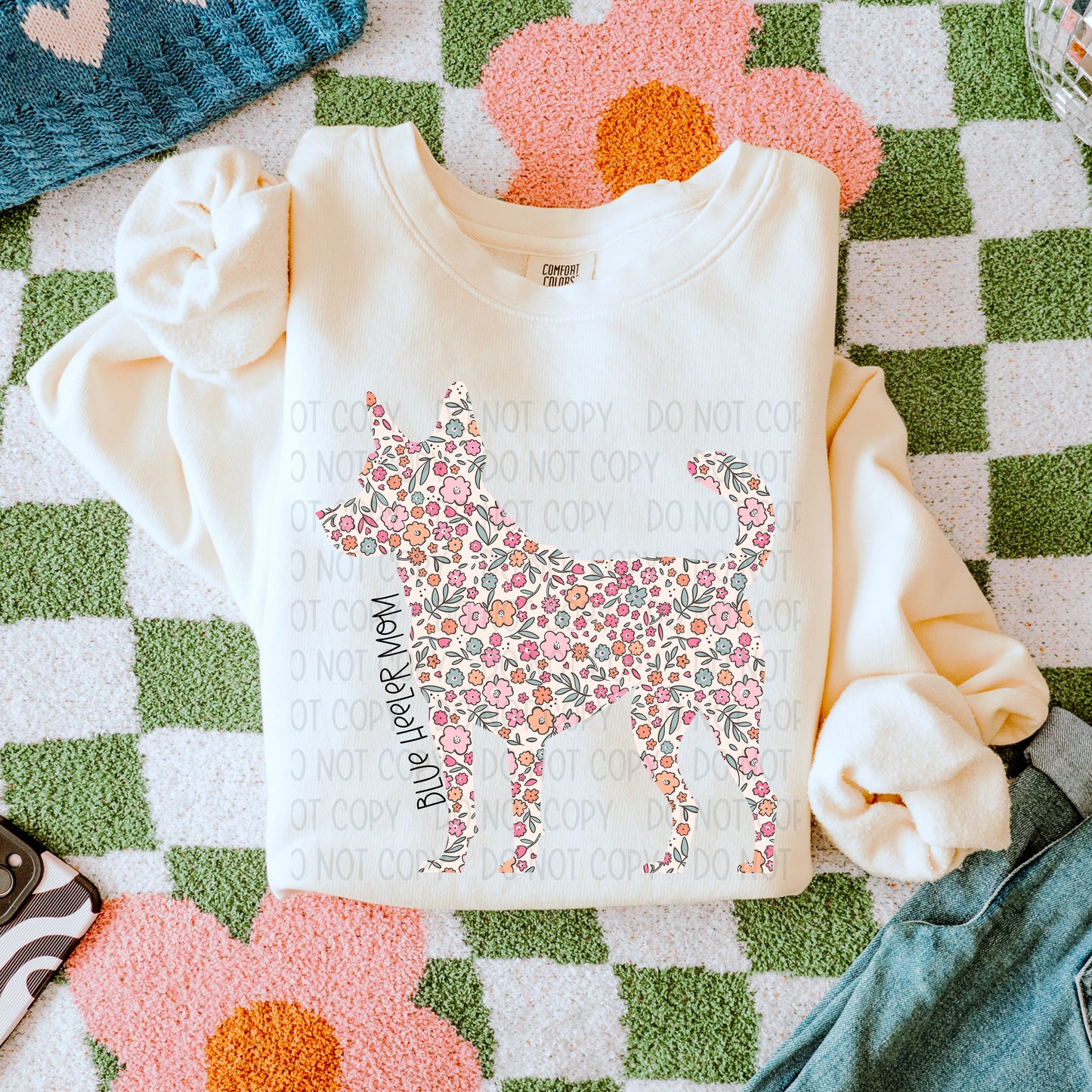 Dog Mom Floral- DTF Transfer