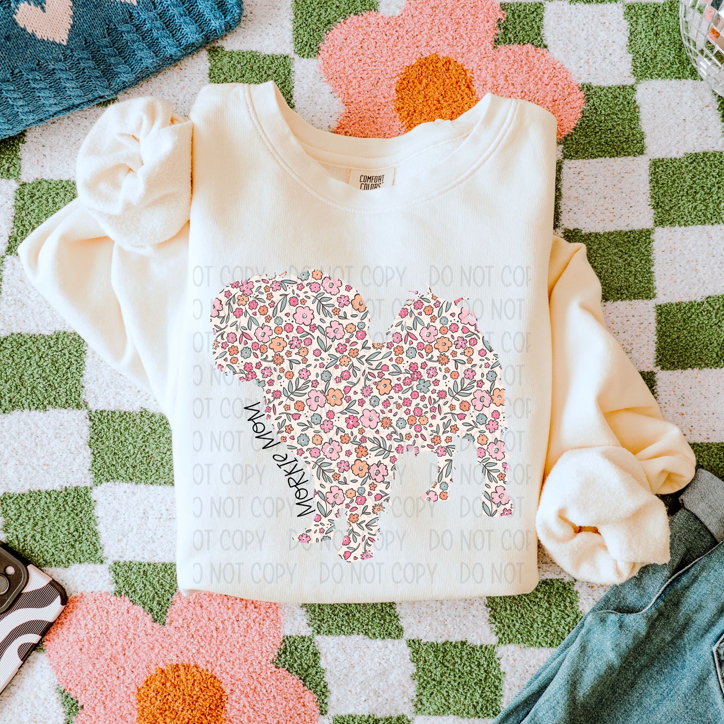 Dog Mom Floral- DTF Transfer