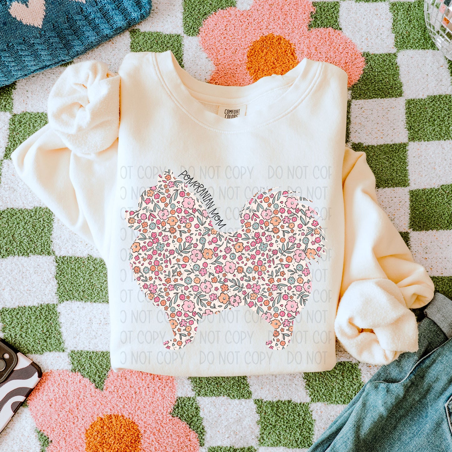 Dog Mom Floral- DTF Transfer