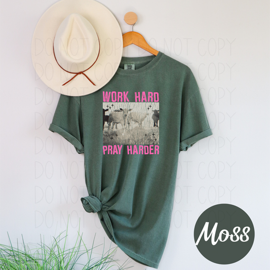 Work Hard Pray Harder - DTF Transfer