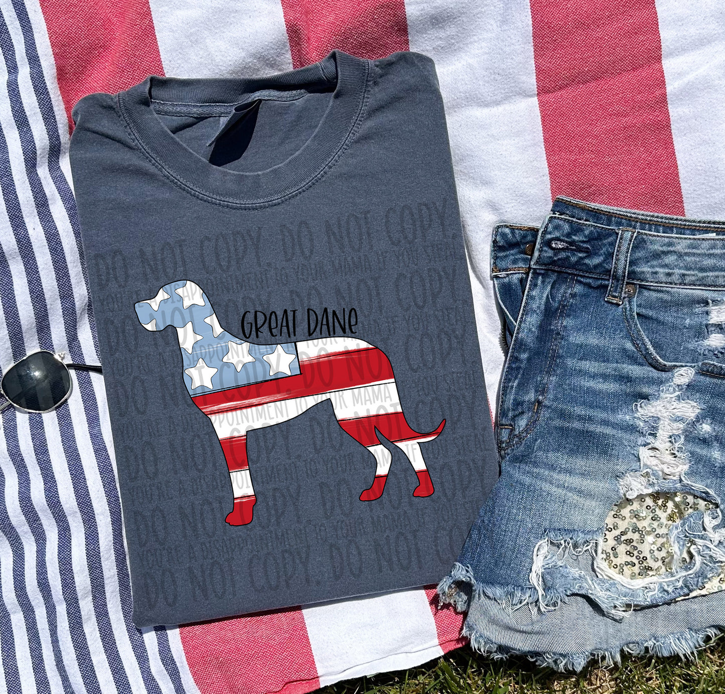 Patriotic Tee- Comfort Color