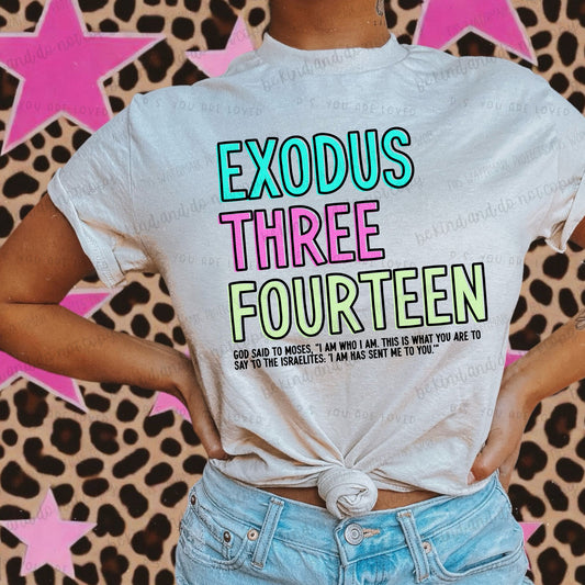 Exodus 3:14-DTF Transfer