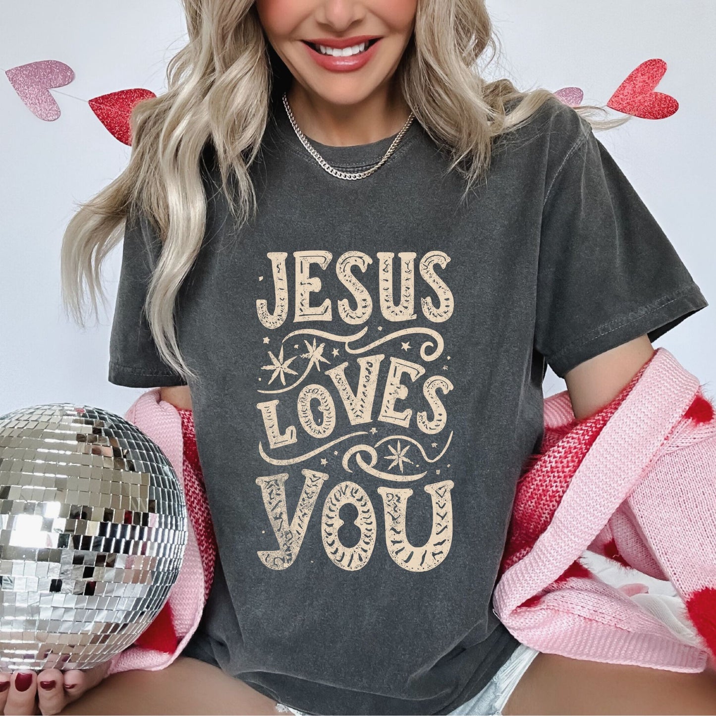 Jesus loves you- DTF transfer