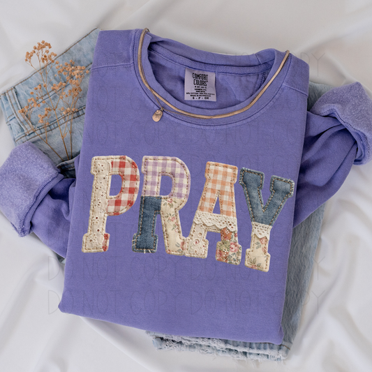 Pray vintage- DTF Transfer