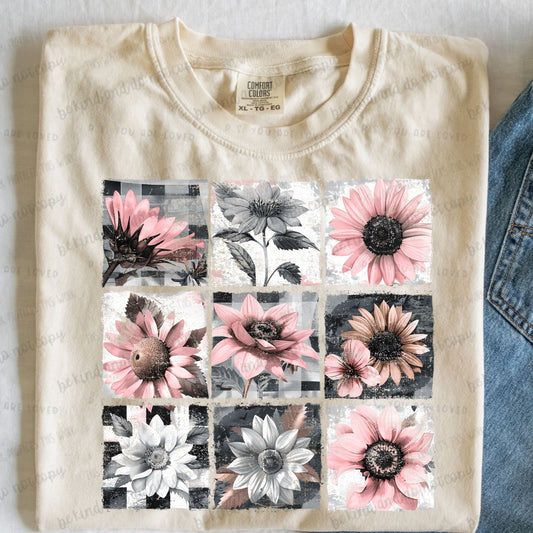 Flowers-DTF Transfer