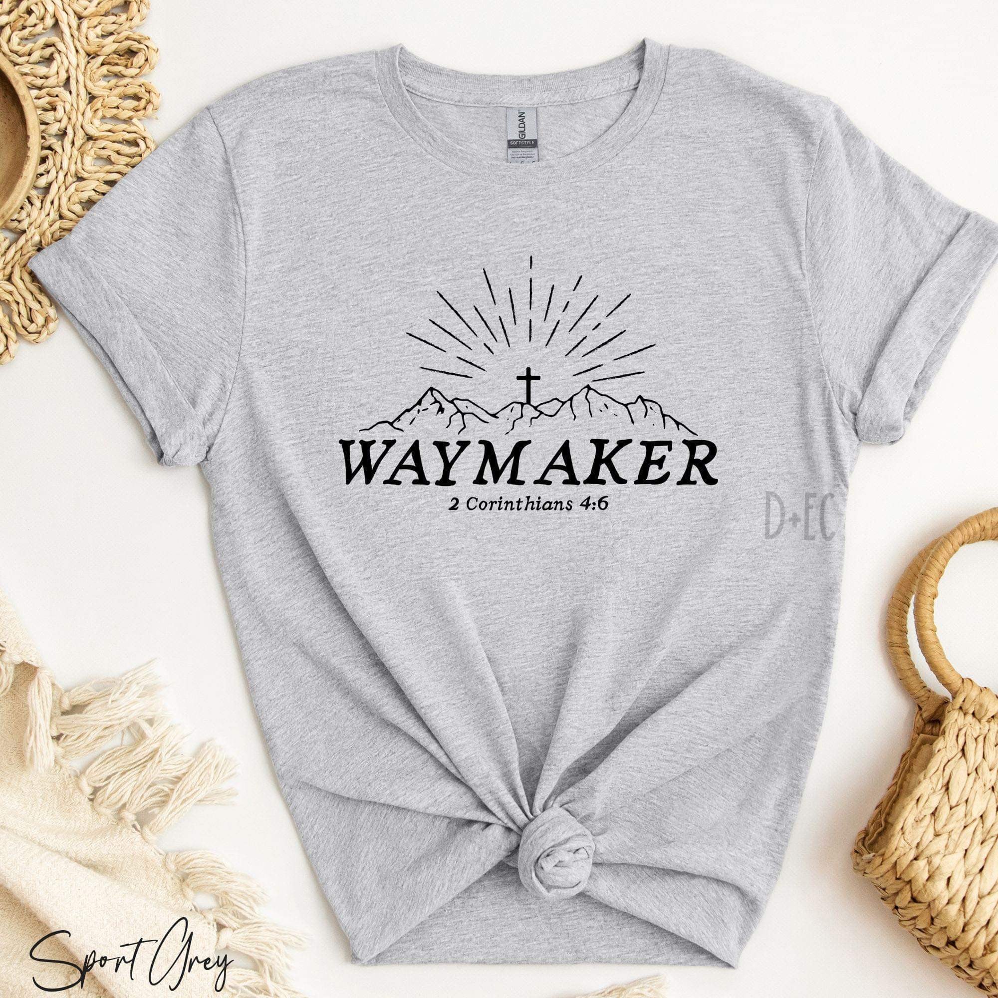 Waymaker black font- dtf transfer – D&EC Wholesale
