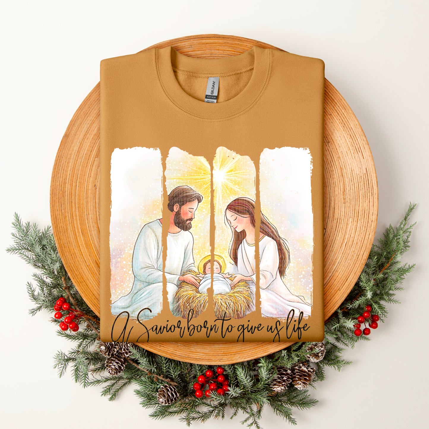 A savior is born to give us life- DTF Transfer