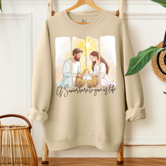 A savior is born to give us life- DTF Transfer