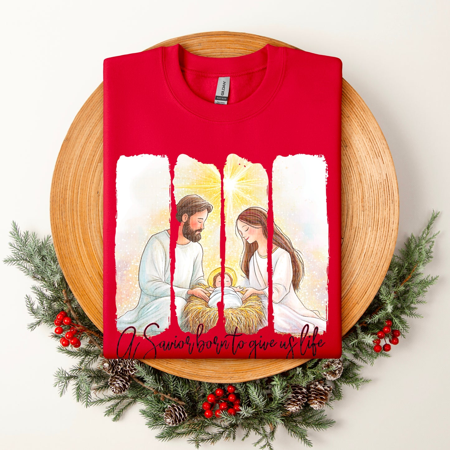 A savior is born to give us life- DTF Transfer