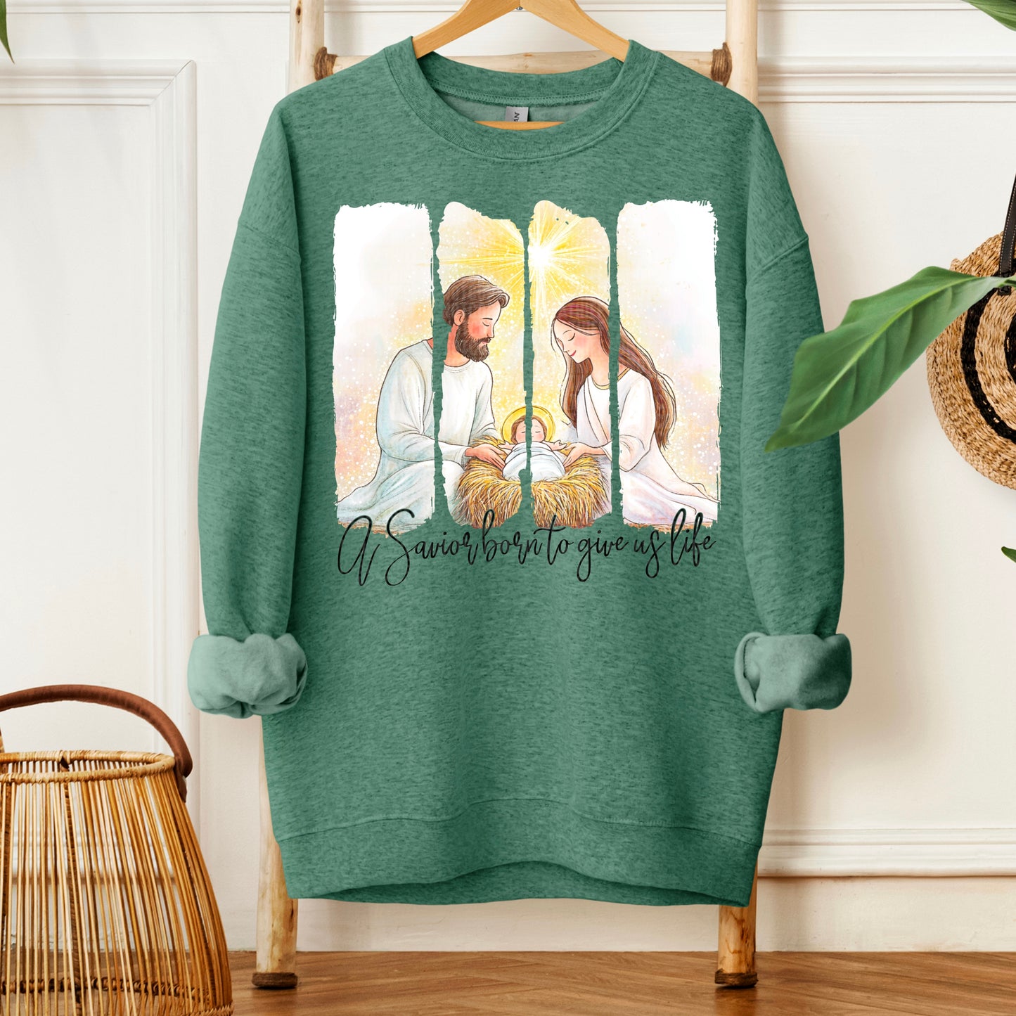 A savior is born to give us life- DTF Transfer