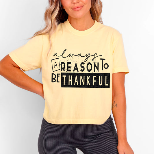 always a reason to be thankful- comfort color