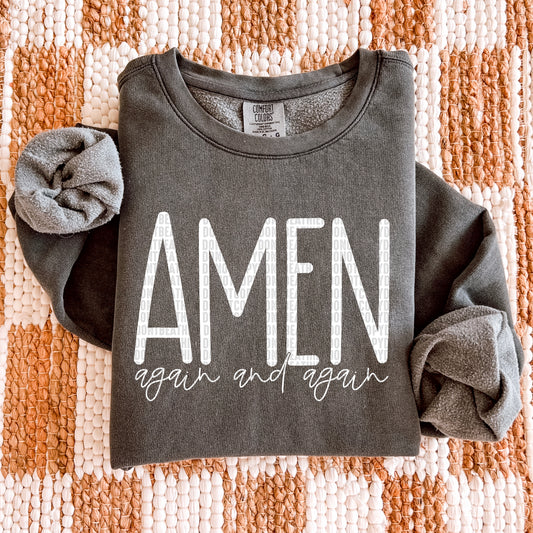 Amen again and again- DTF Transfer