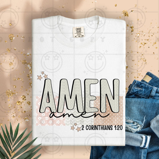 Amen 2 Corinthians 1:20- Comfort Color