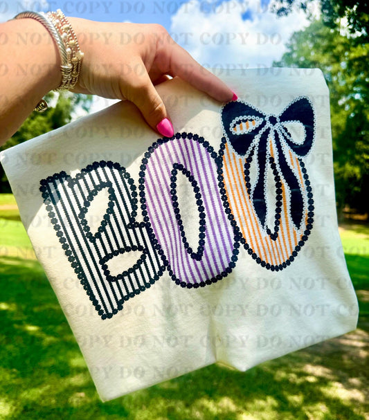 Boo Coquette-  DTF Transfer