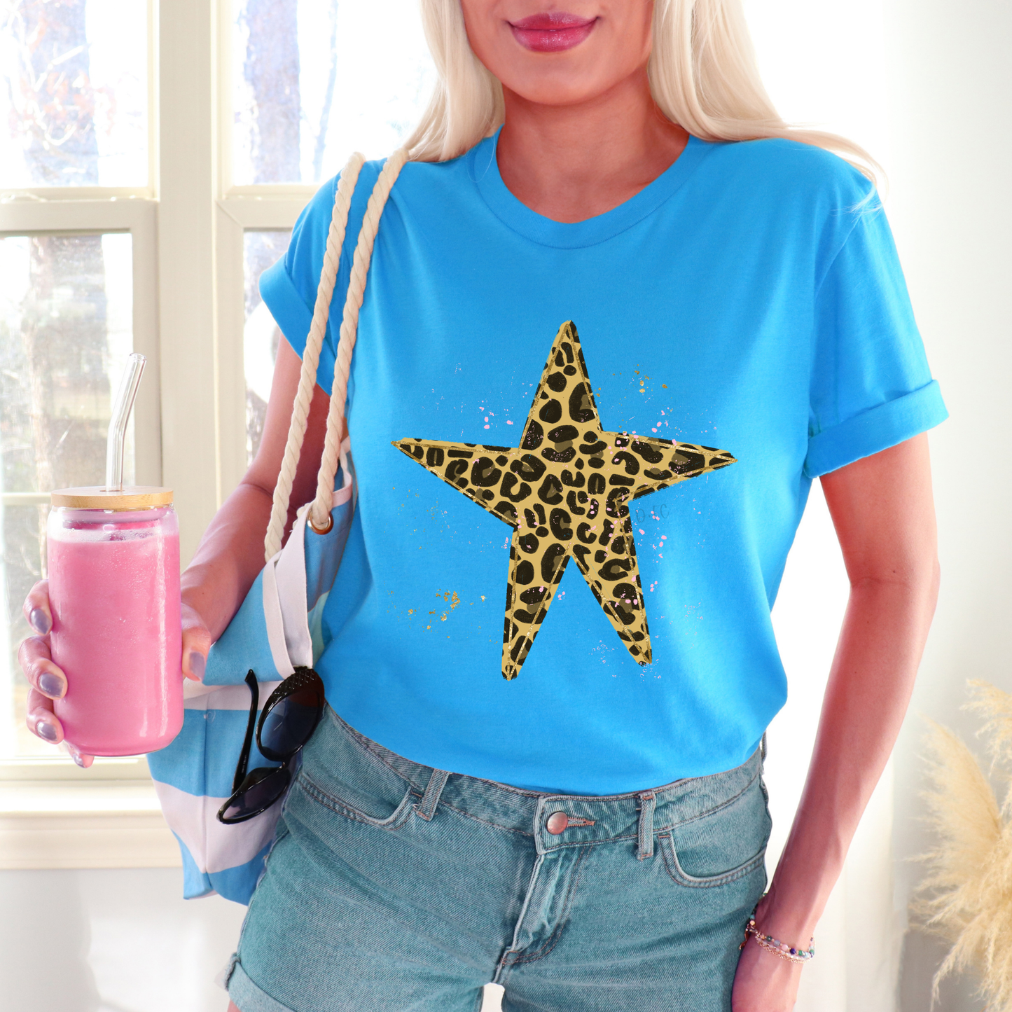 Leopard Star-DTF Transfer