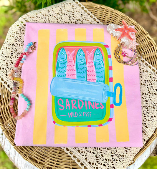 Sardines wild & free- DTF transfer