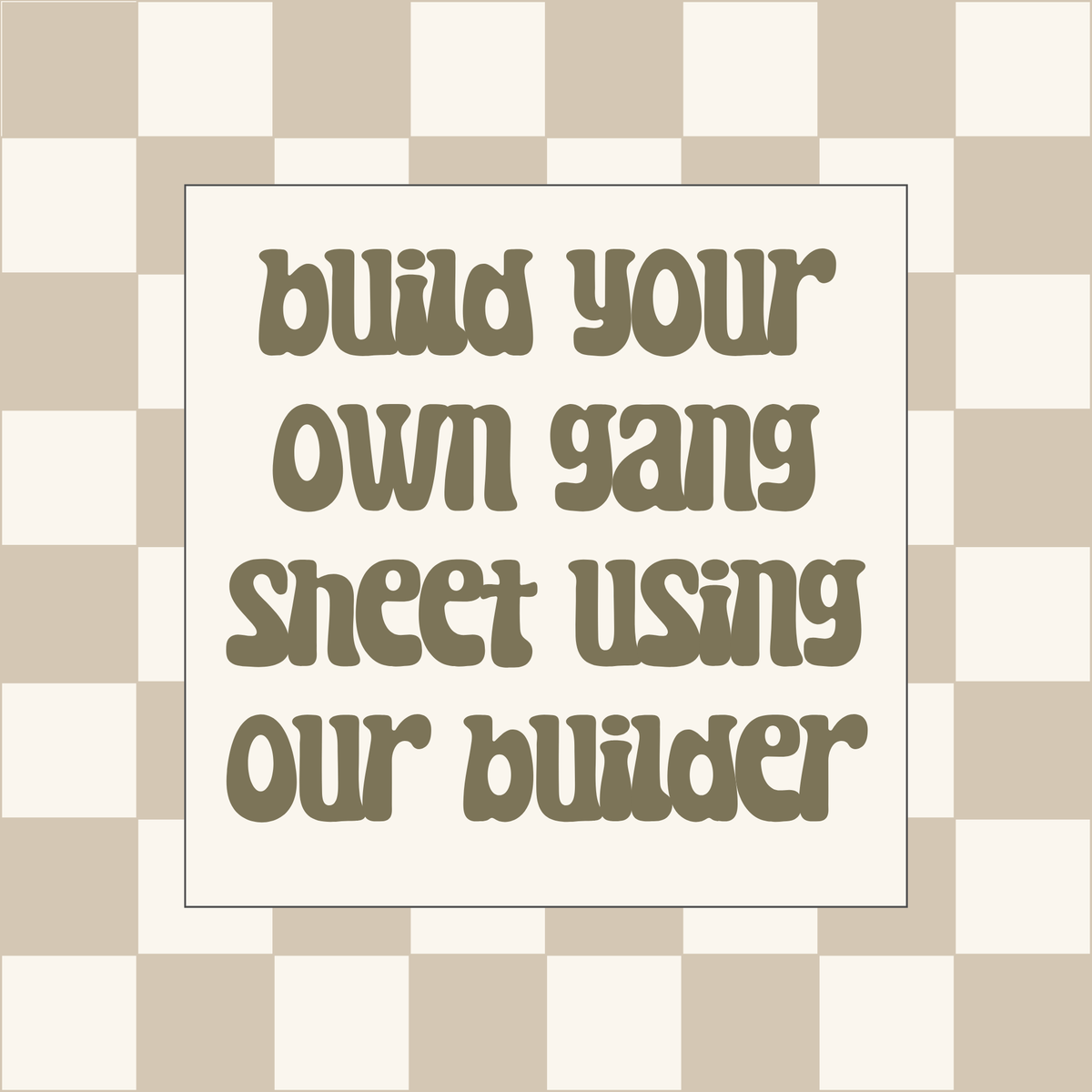 Build Your Own Gang Sheet Using Our Creator
