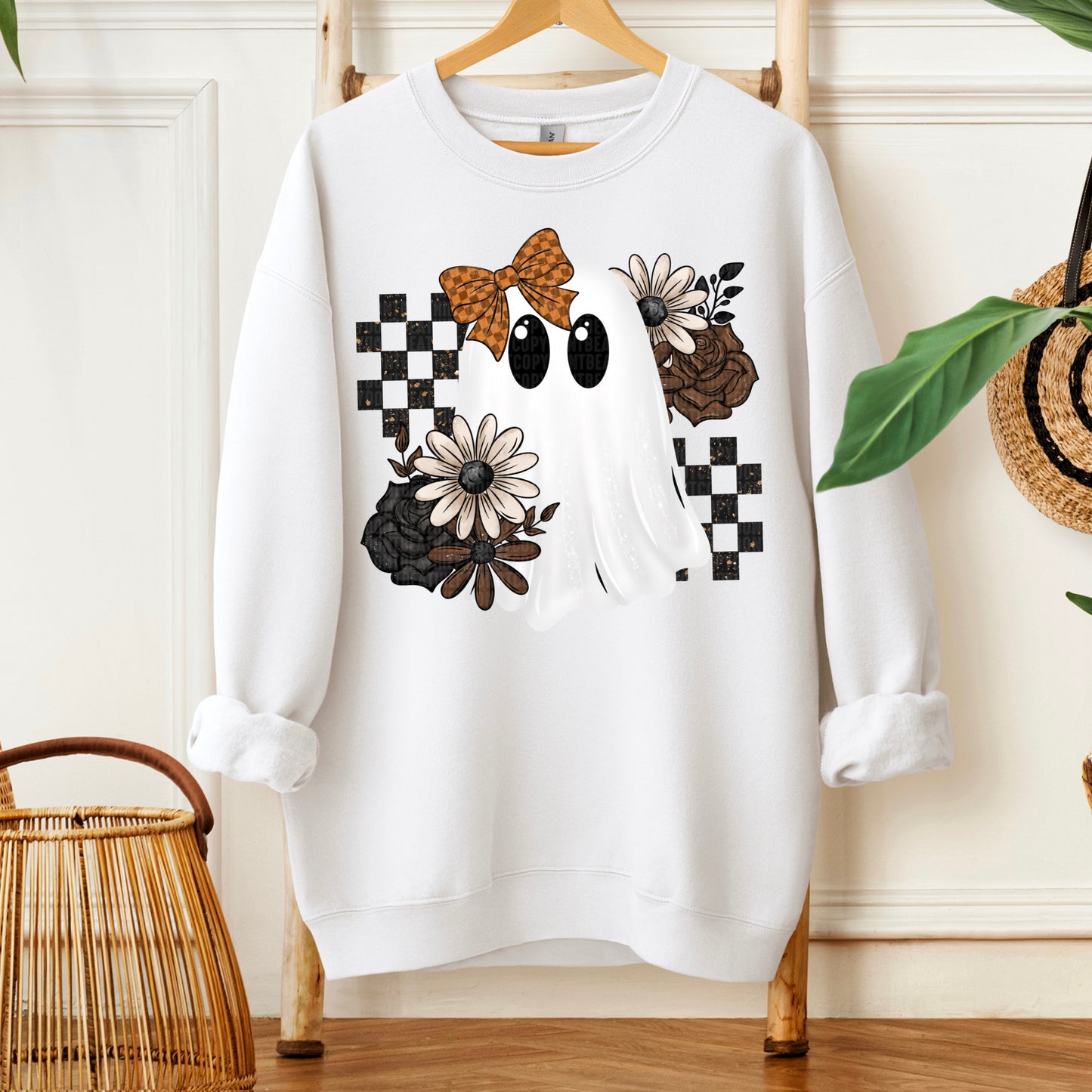 Boho fall ghost- DTF Transfer