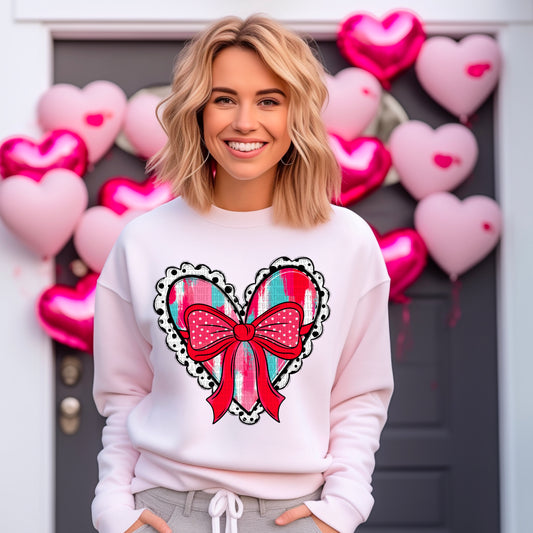 Brush Stroke Heart- DTF Transfer