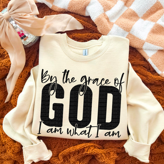 By the grace of God I am what I am- DTF Transfer