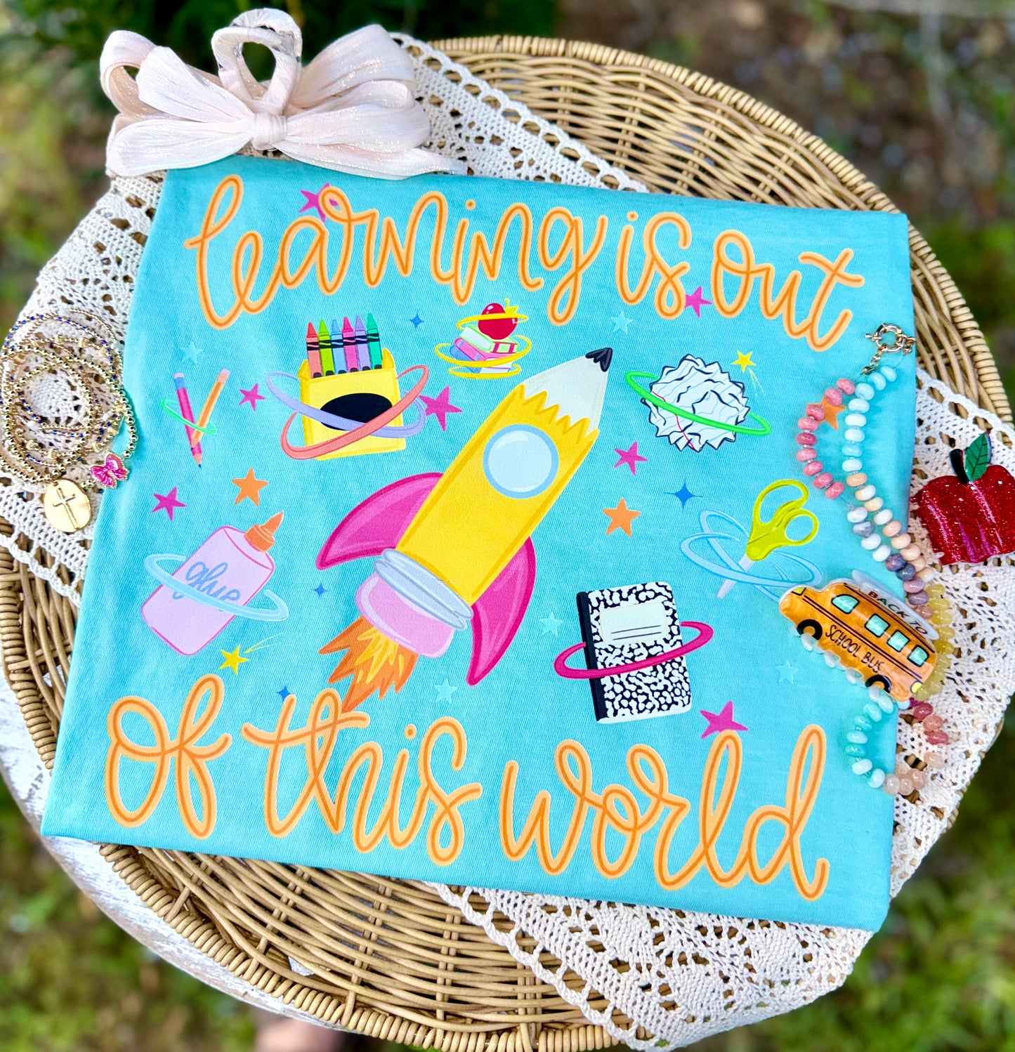 Learning Is Out Of This World - DTF Transfer