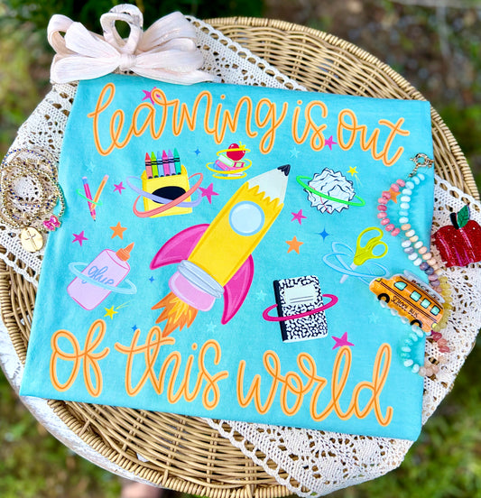 Learning Is Out Of This World - DTF Transfer