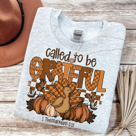 Called to be Grateful- DTF Transfer