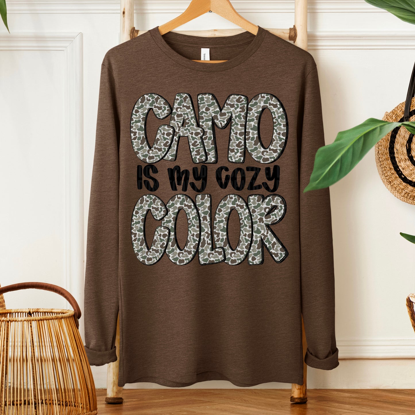 Camo is my cozy color- DTF Transfer