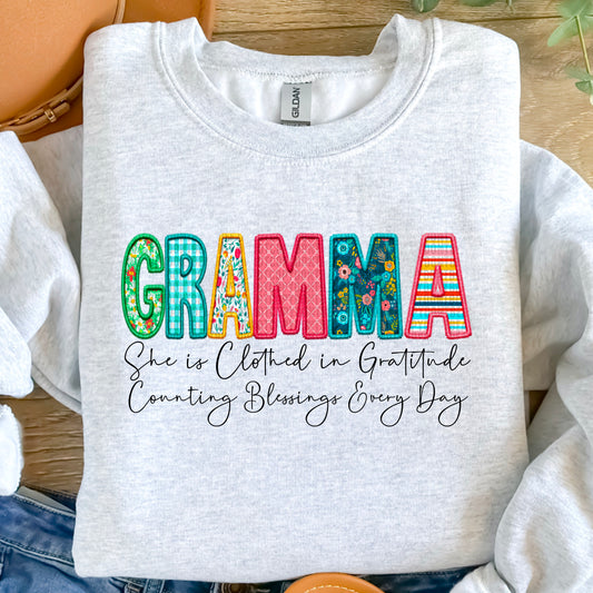 Clothed in Gratitude-Gramma-Completed