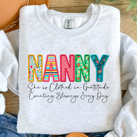 Clothed in Gratitude-Nanny-Completed