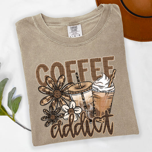Coffee addict- DTF Transfer