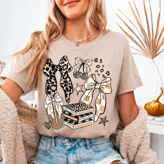 Coffee book collage- DTF Transfer