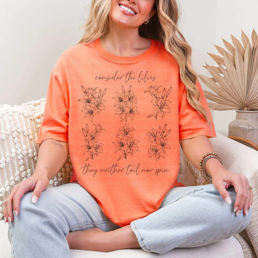 Consider The Lillies RC - DTF Transfer