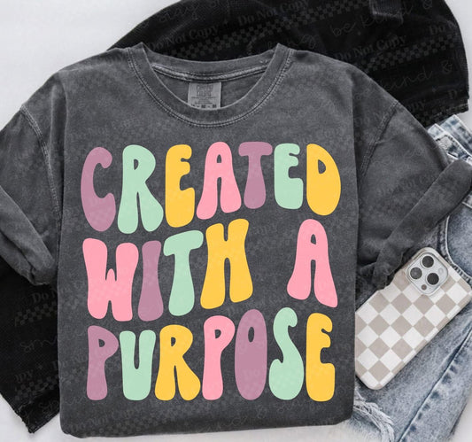 Created With A Purpose RC - DTF Transfer