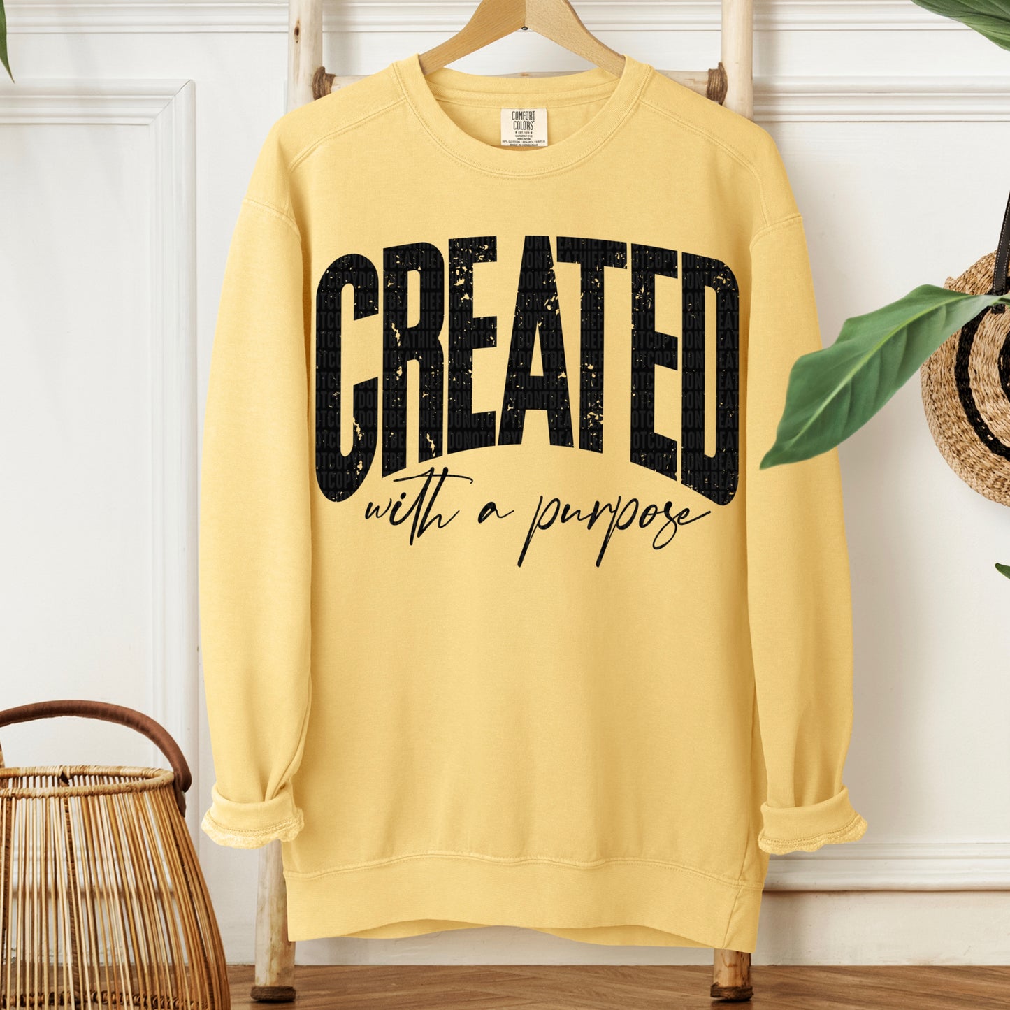 Created with a purpose- DTF Transfer