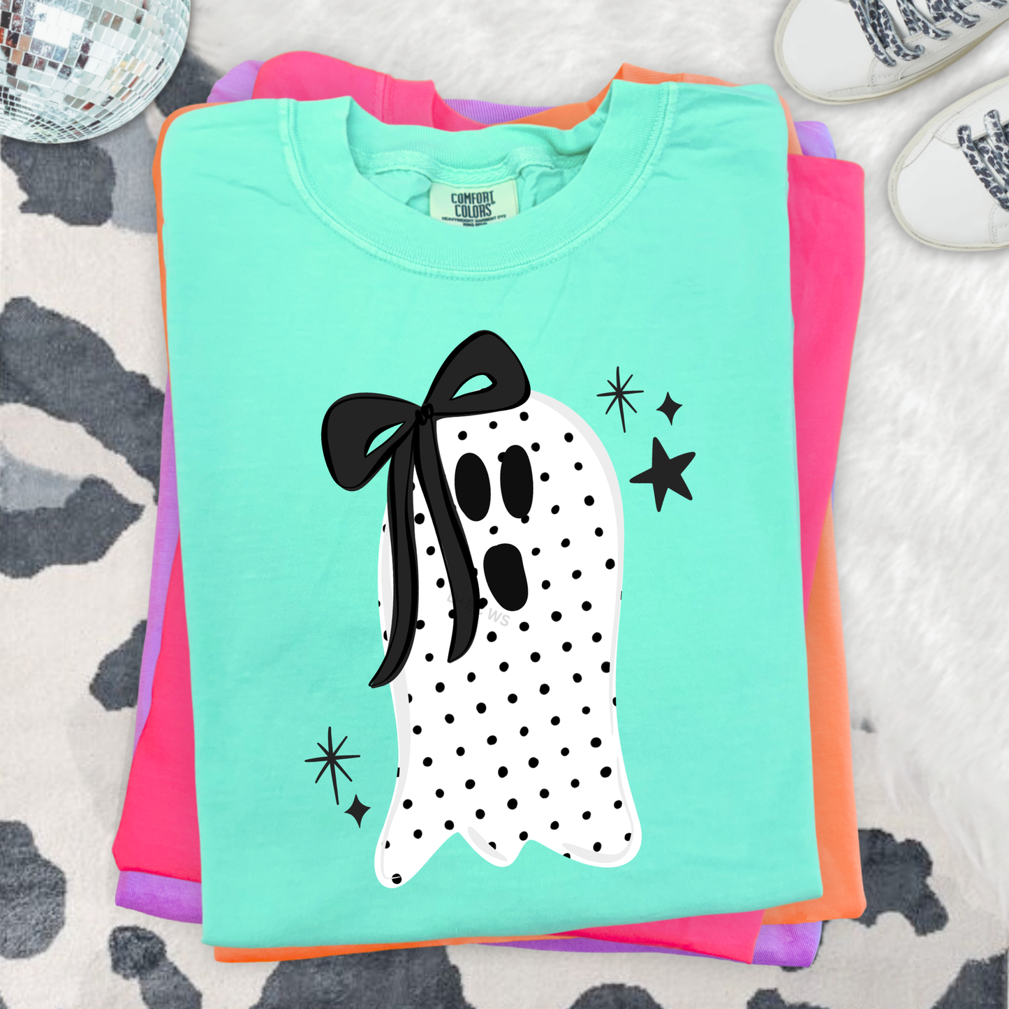 Ghost With Bow - DTF Transfer