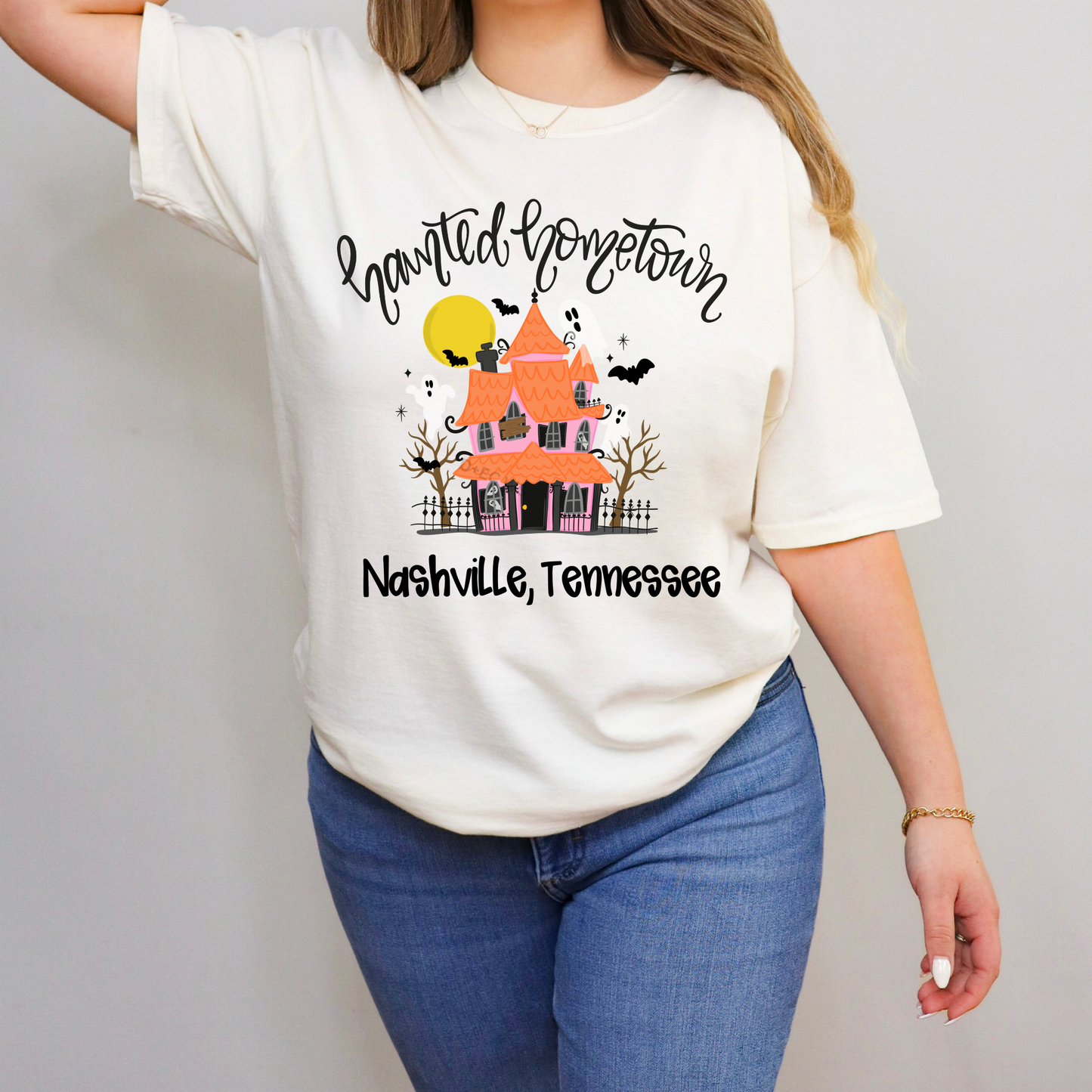 Haunted Hometown - CUSTOM- DTF transfer