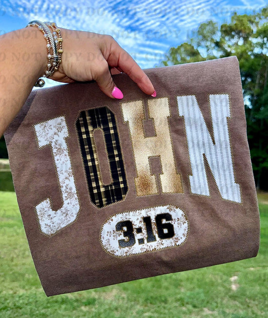 John 3:16- DTF Transfer