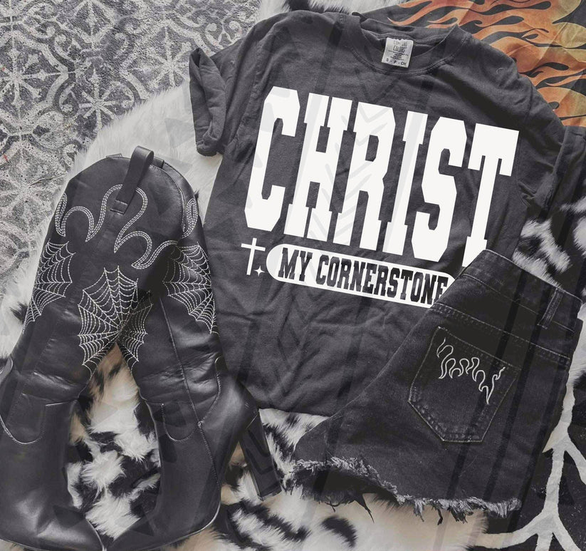 Christ my cornerstone- DTF Transfer