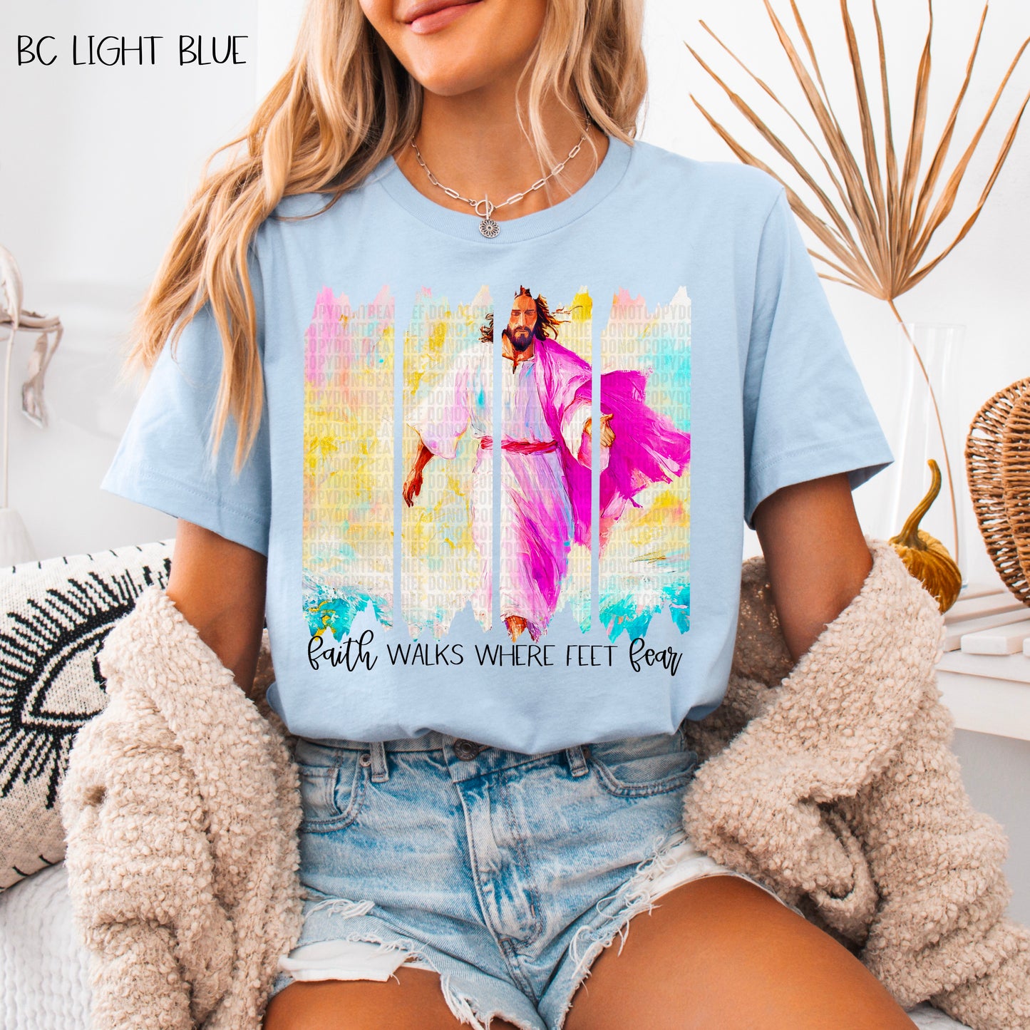 Faith walks where feet fear- DTF Transfer
