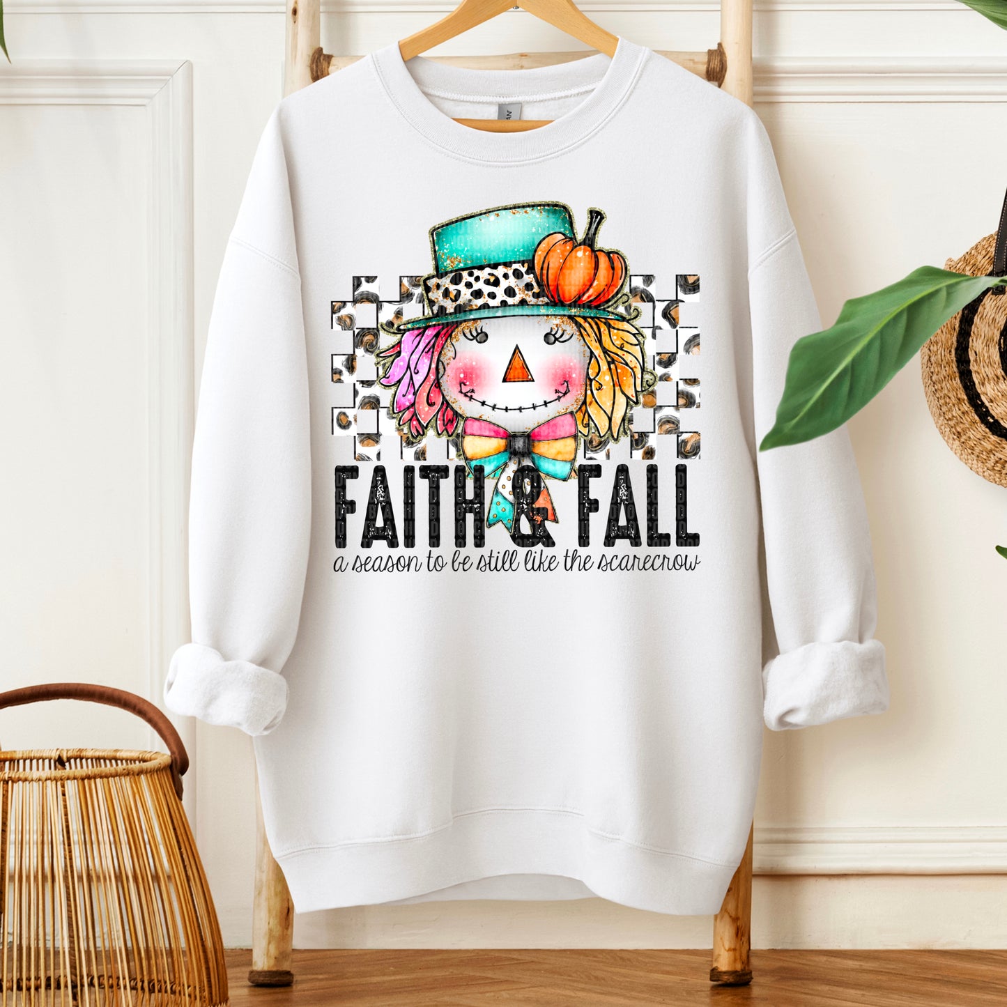 Faith & Fall a season to be still like the scarecrow-DTF Transfer