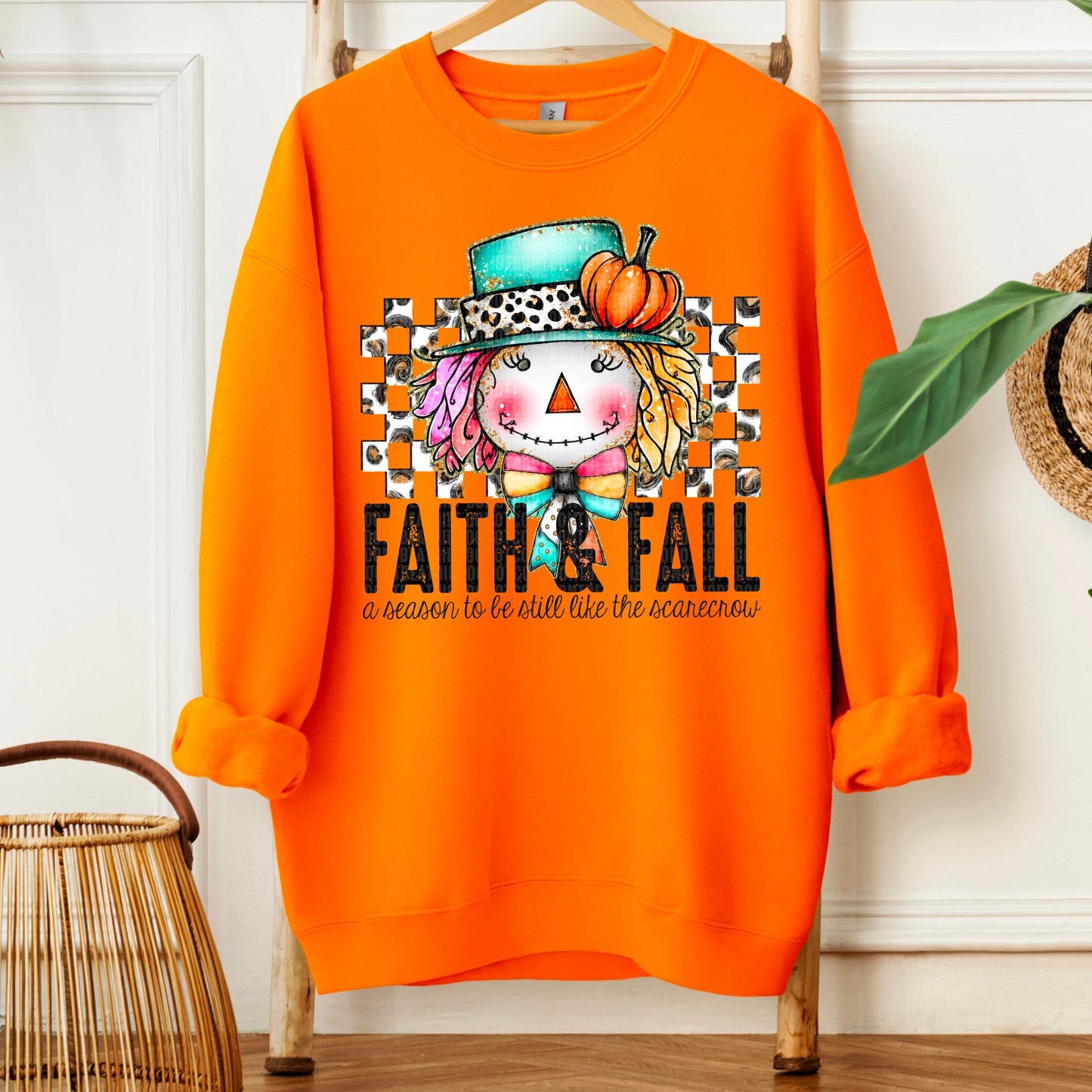 Faith & Fall a season to be still like the scarecrow-DTF Transfer