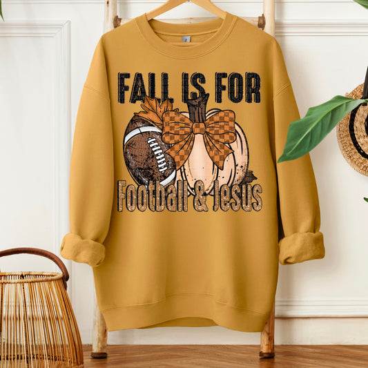Fall is for football & Jesus- DTF Transfer