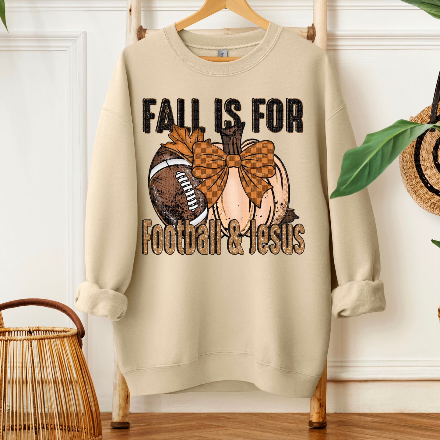 Fall is for football & Jesus- DTF Transfer