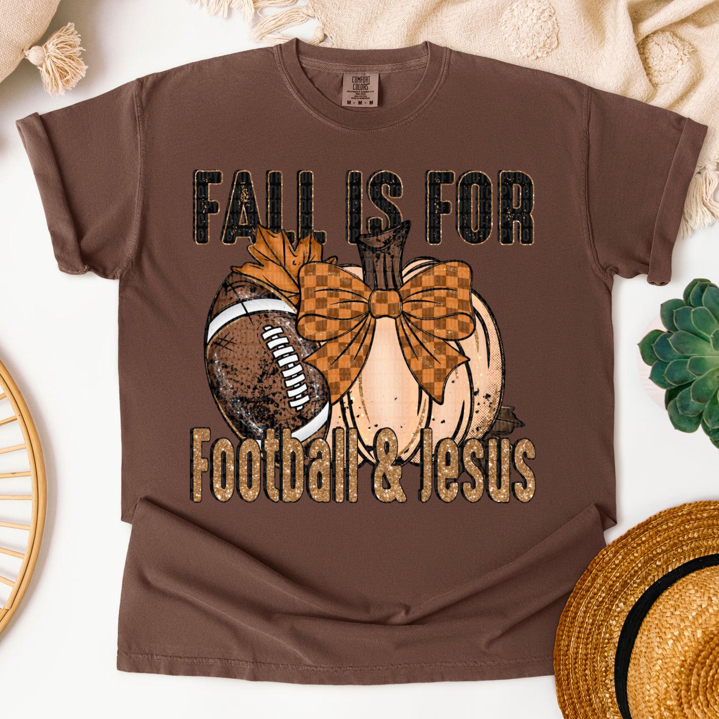 Fall is for football & Jesus- DTF Transfer