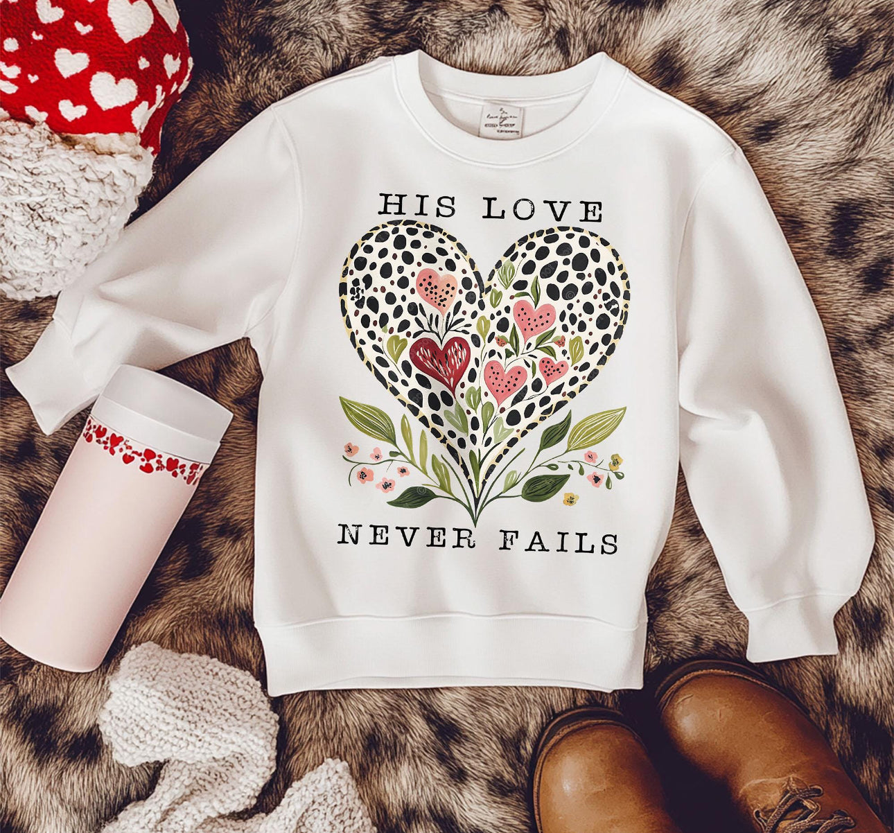 His love never fails -DTF Transfer
