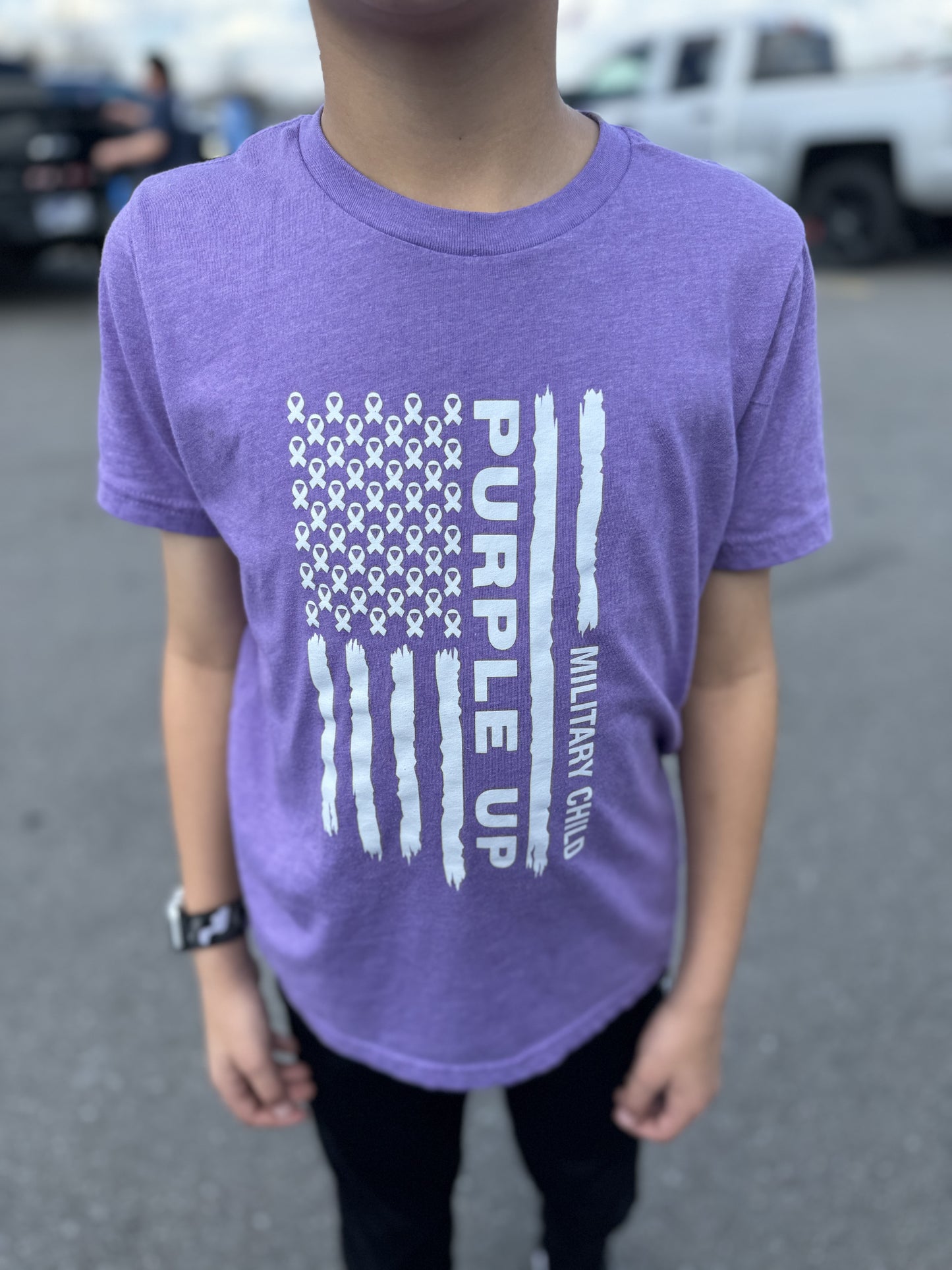 Military Child-Purple Up-DTF Transfer