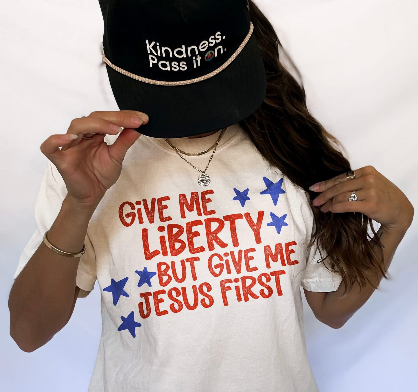 Give me liberty but give me Jesus first-DTF Transfer