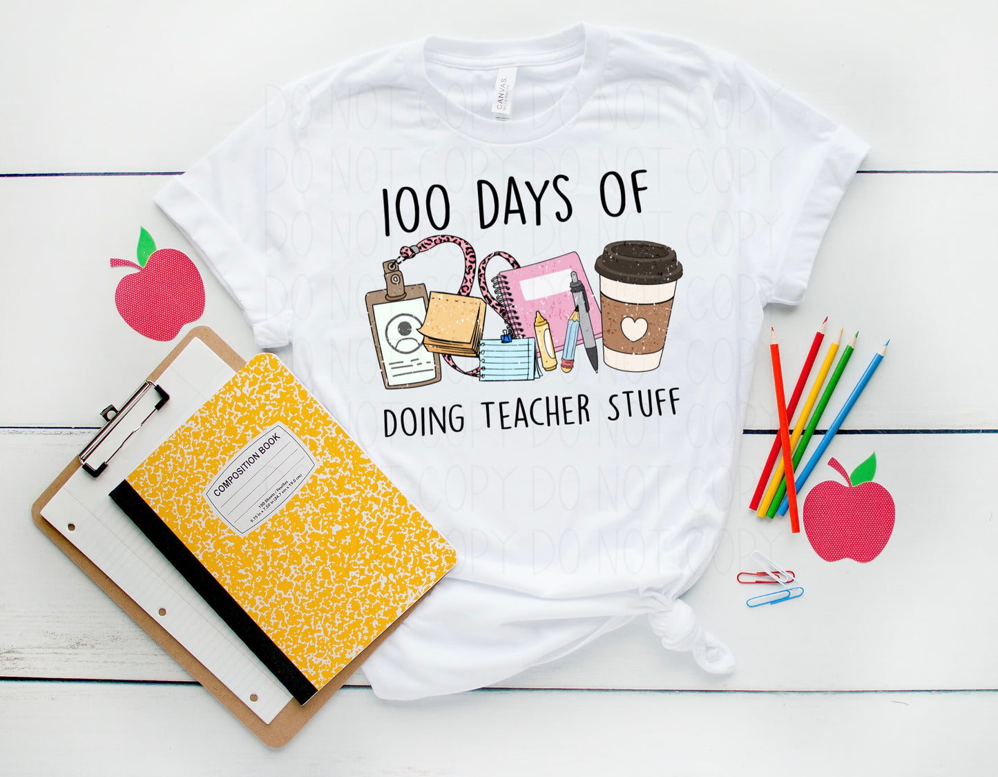 100 days of doing teacher stuff - DTF transfer